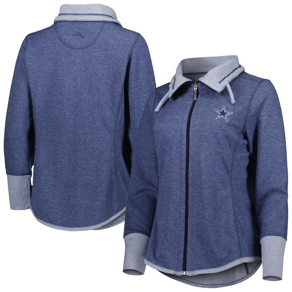 Dallas Cowboys Women's Sport Sun Fade Full-Zip Sweatshirt | NFL Hot
