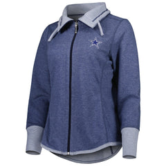 Dallas Cowboys Women's Sport Sun Fade Full-Zip Sweatshirt | NFL Hot