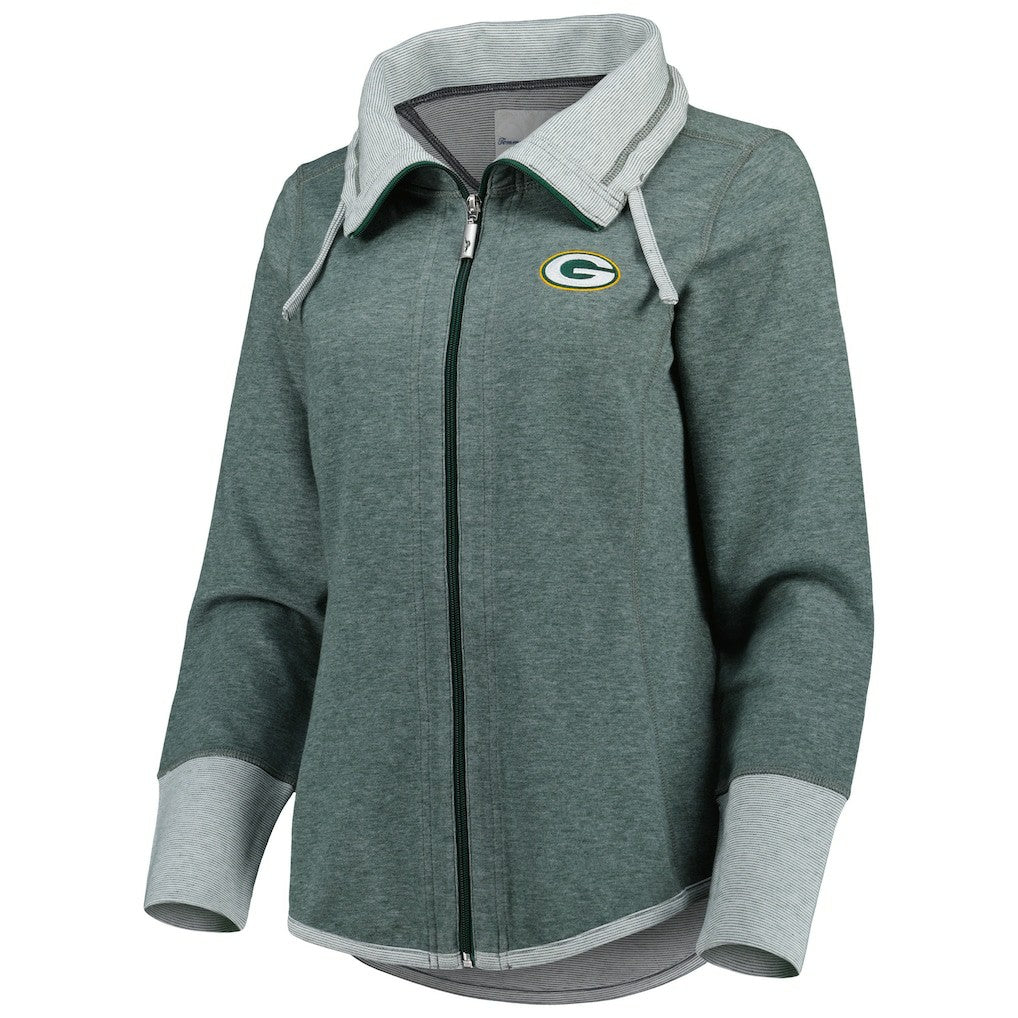 Green Bay Packers Women's Sport Sun Fade Full-Zip Sweatshirt | NFL US