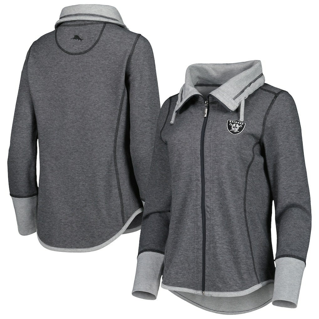 Las Vegas Raiders Women's Sport Sun Fade Full-Zip Sweatshirt | NFL Online