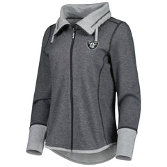Las Vegas Raiders Women's Sport Sun Fade Full-Zip Sweatshirt | NFL Online