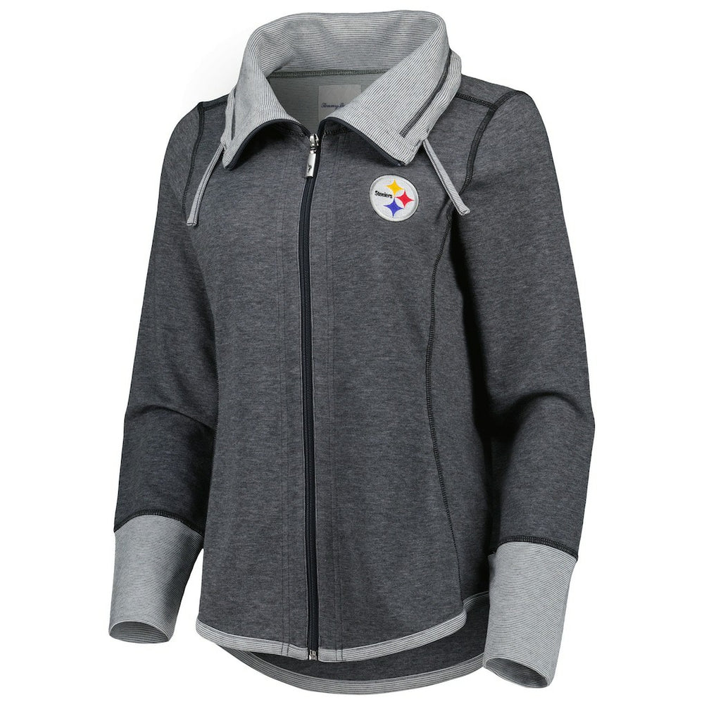 Pittsburgh Steelers Women's Sport Sun Fade Full-Zip Sweatshirt | NFL Near me