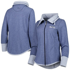 Seattle Seahawks Women's Sport Sun Fade Full-Zip Sweatshirt | NFL New