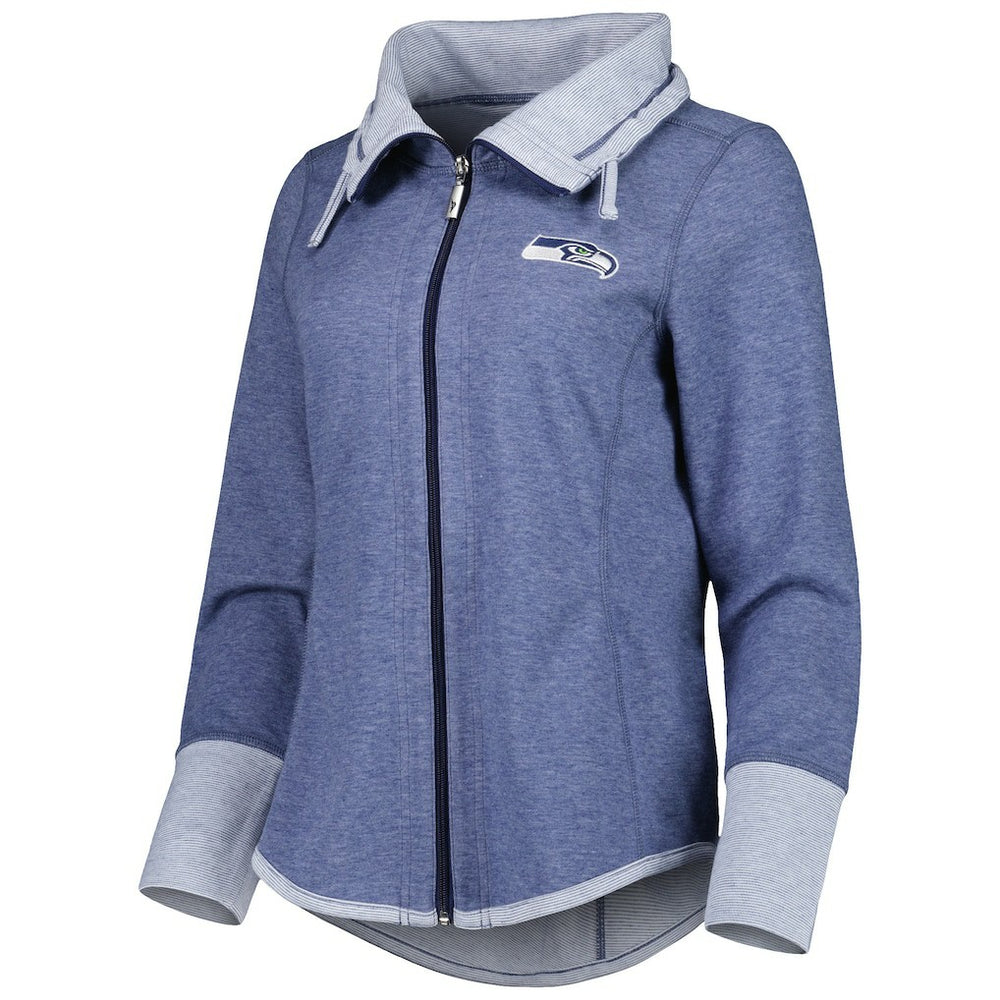 Seattle Seahawks Women's Sport Sun Fade Full-Zip Sweatshirt | NFL New