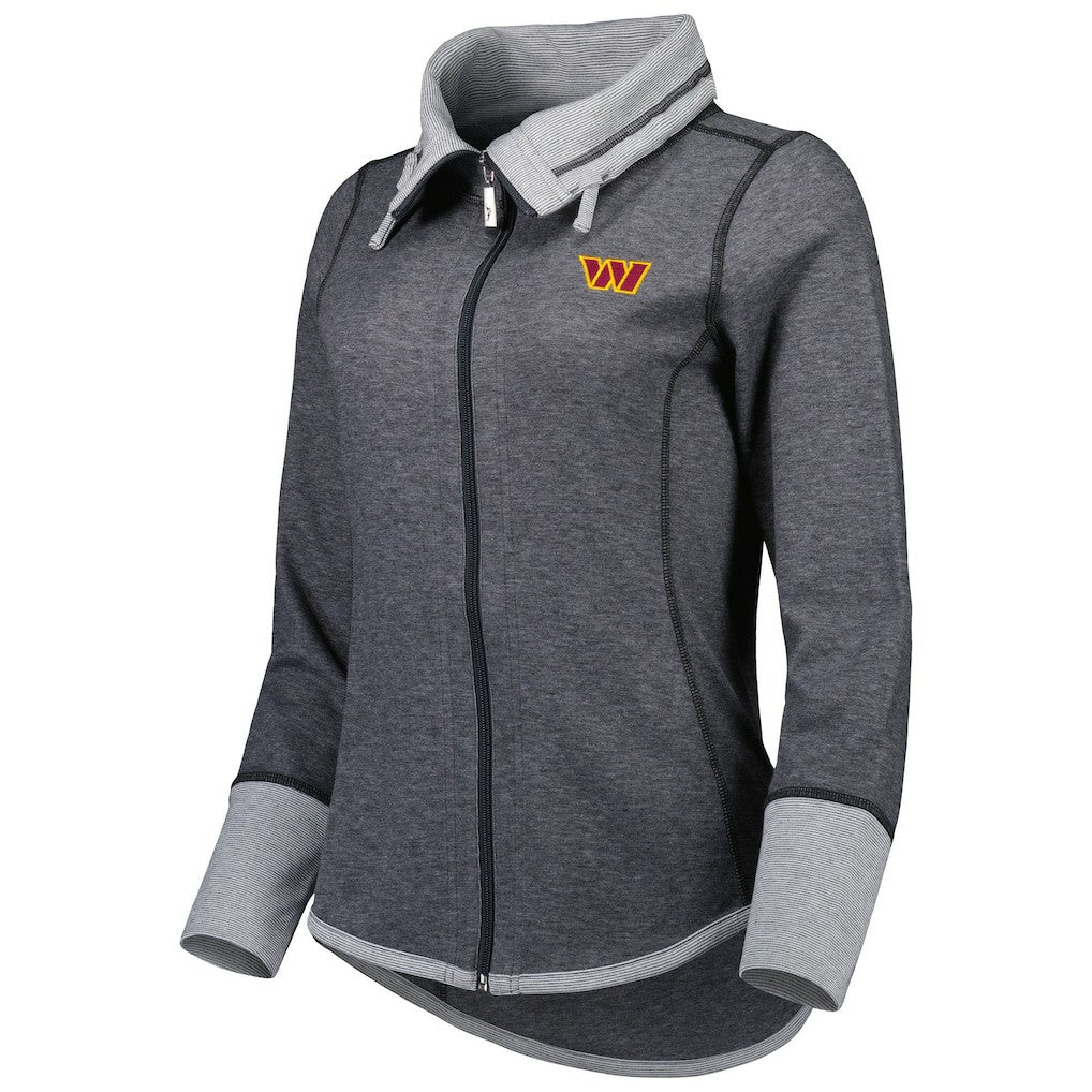 Washington Commanders Women's Sport Sun Fade Full-Zip Sweatshirt | NFL New
