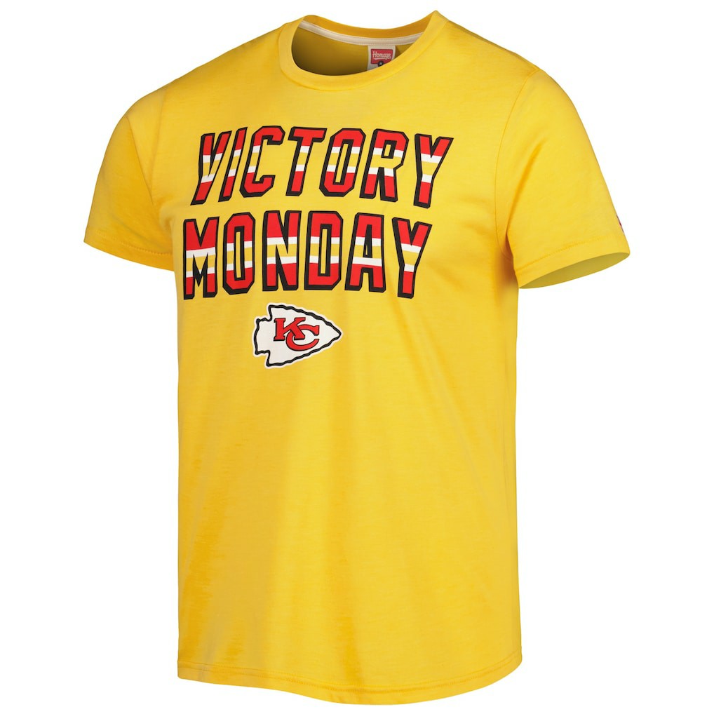 Kansas City Chiefs Homage Victory Monday Tri-Blend T-Shirt | NFL Sale