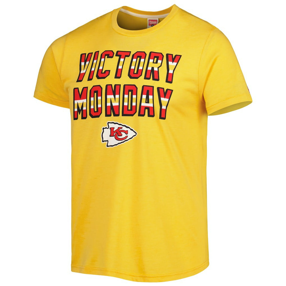 Kansas City Chiefs Homage Victory Monday Tri-Blend T-Shirt | NFL Sale