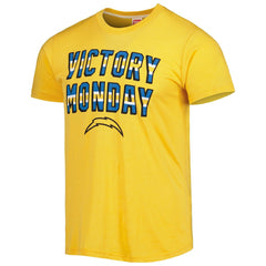 Los Angeles Chargers Homage Victory Monday Tri-Blend T-Shirt | NFL Discount