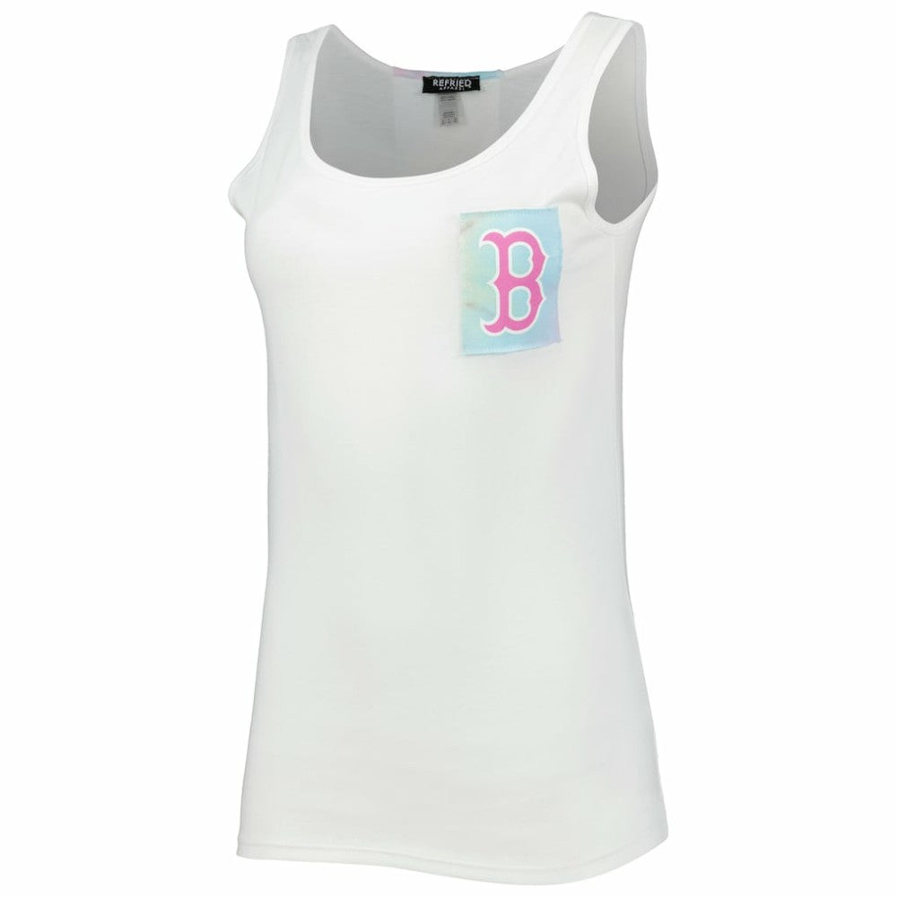 Boston Red Sox Refried Apparel Women's Tie-Dye Tank Top - MLB Tanks