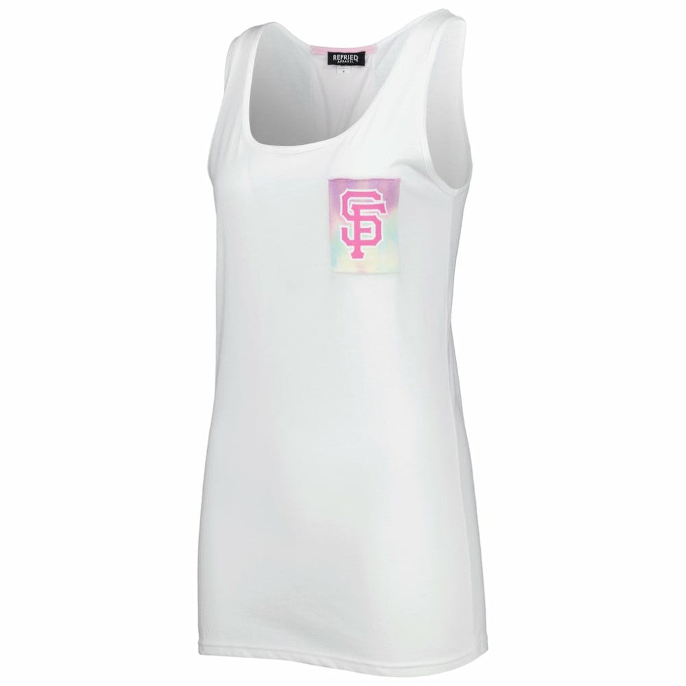 San Francisco Giants Refried Apparel Women's Tie-Dye Tank Top - MLB Tanks