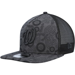Washington Nationals New Era Repeat A-Frame 9FIFTY Trucker Snapback Hat - MLB Hats