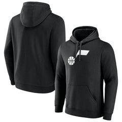 Black Utah Jazz Primary Logo Pullover Hoodie | NBA
