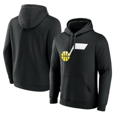 Black Utah Jazz Gradient Logo Pullover Hoodie | NBA