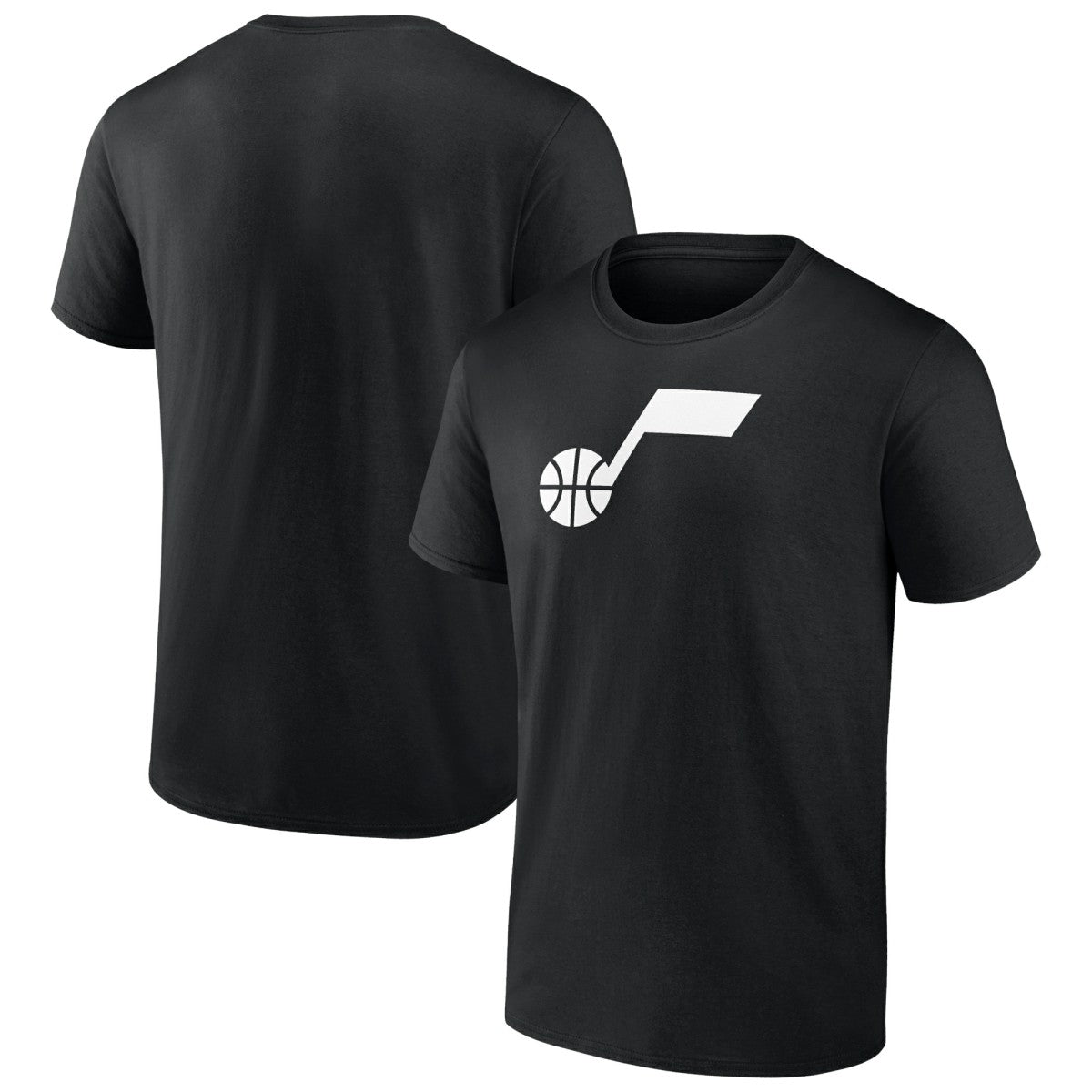 Black Utah Jazz Primary Logo T-Shirt | NBA
