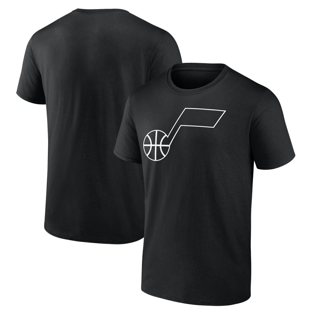 Black Utah Jazz Taylor Logo T-Shirt | NBA