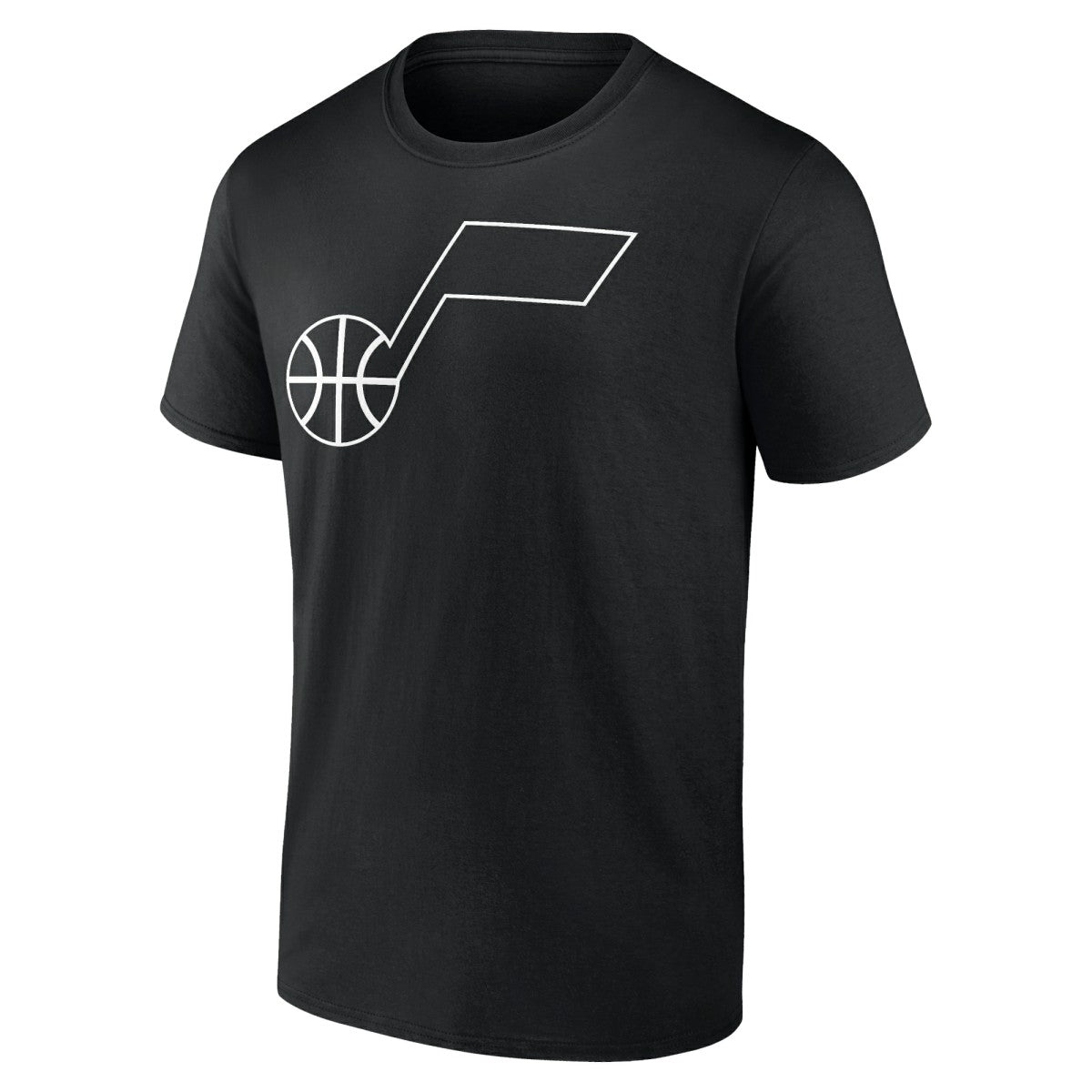 Black Utah Jazz Taylor Logo T-Shirt | NBA