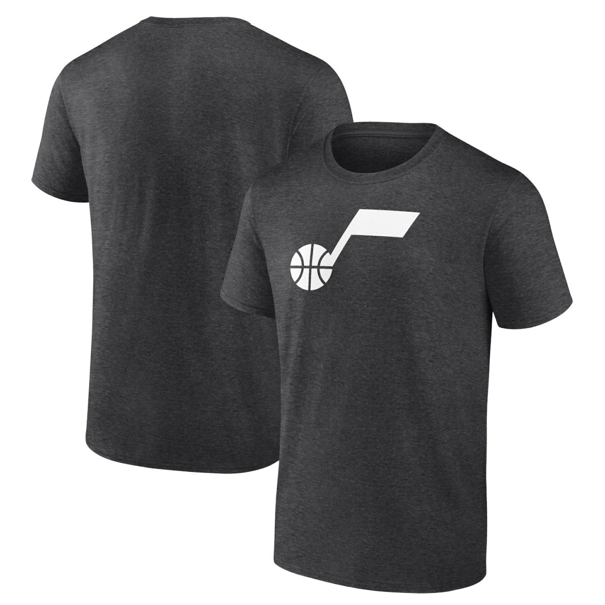 Charcoal Utah Jazz Alternate Logo T-Shirt | NBA