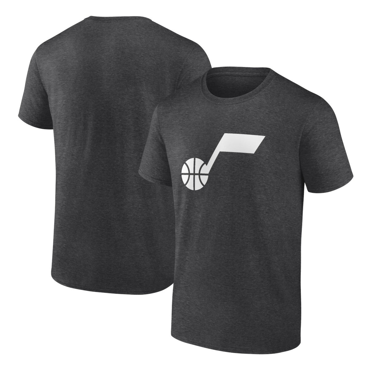 Charcoal Utah Jazz Primary Logo T-Shirt | NBA
