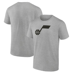 Heathered Gray Utah Jazz Alternate Logo T-Shirt | NBA