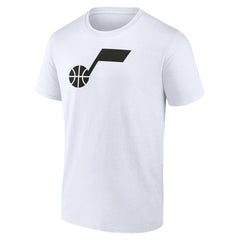 White Utah Jazz Alternate Logo T-Shirt | NBA