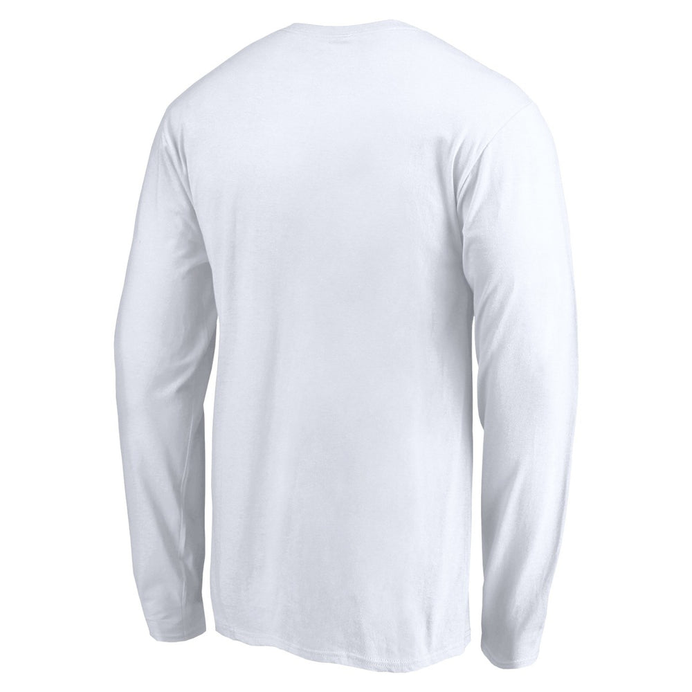 White Utah Jazz Primary Logo Team Long Sleeve T-Shirt | NBA