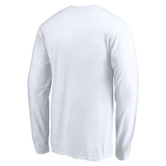 White Utah Jazz Primary Logo Team Long Sleeve T-Shirt | NBA