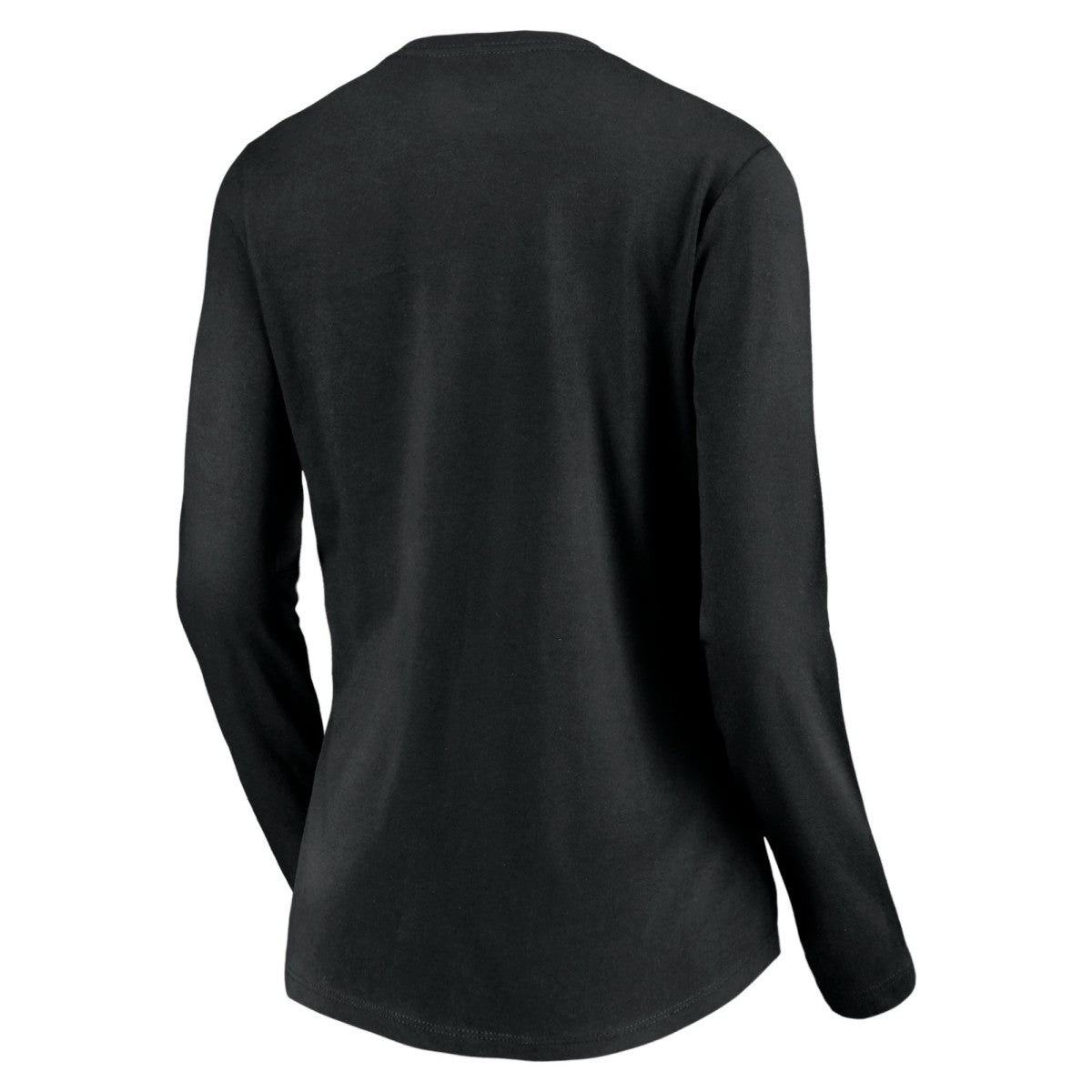 Black Utah Jazz Women's Primary Logo Team Long Sleeve V-Neck T-Shirt | NBA