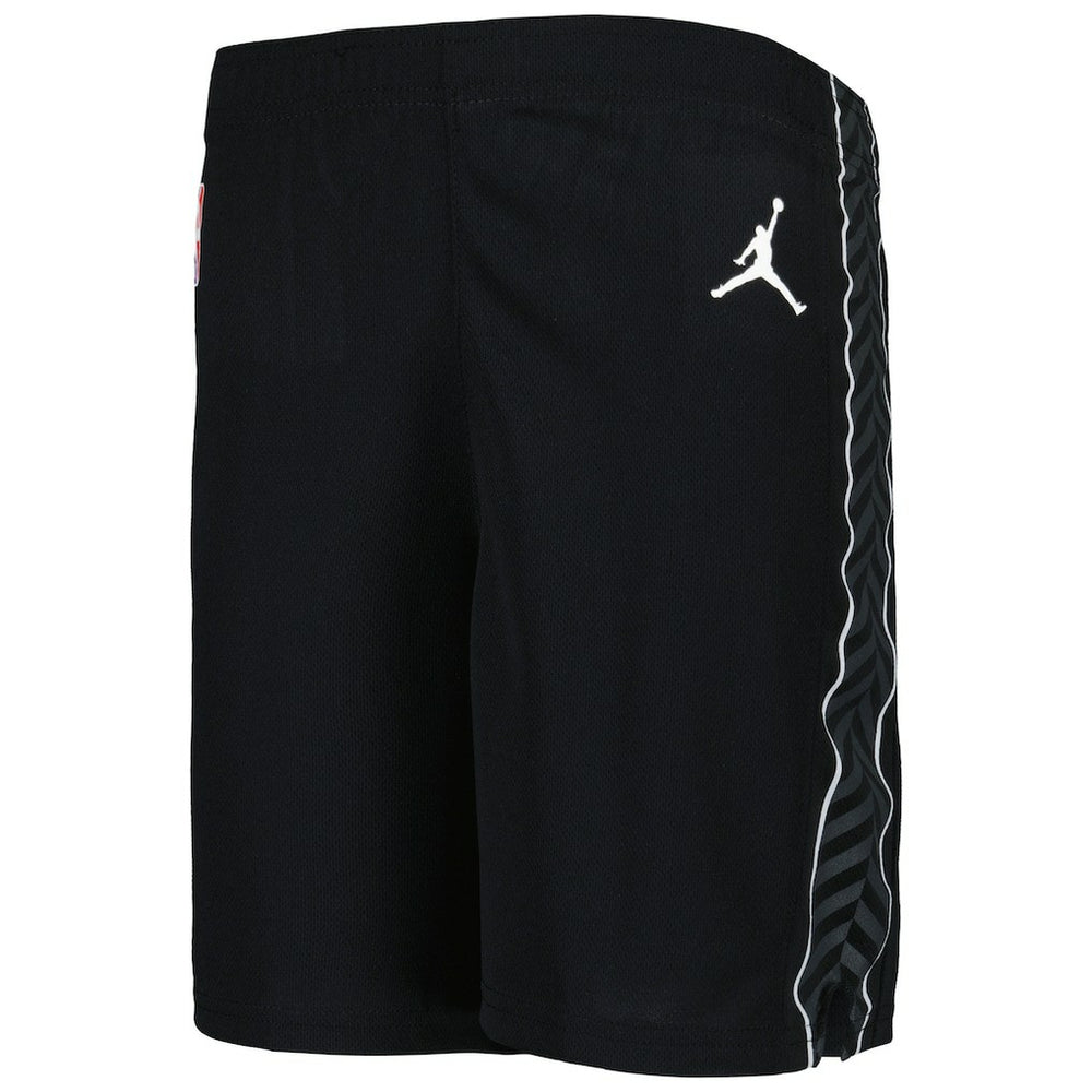 Black Brooklyn Nets Jordan Brand Preschool Statement Edition Team Replica Shorts | NBA
