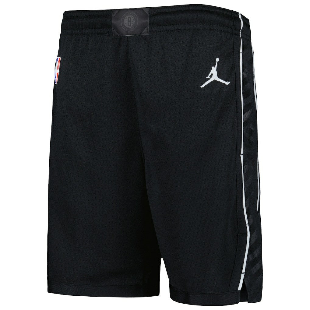 Black Brooklyn Nets Jordan Brand Youth Authentic Statement Edition Swingman Shorts | NBA