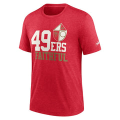 San Francisco 49ers Local Tri-Blend T-Shirt | NFL Discount