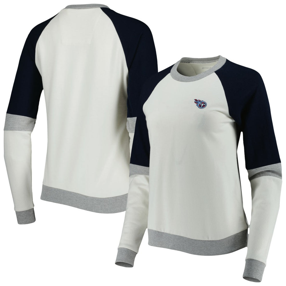 Tennessee Titans Antigua Women's Avenue Raglan Pullover Sweatshirt | NFL Discount