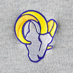 Los Angeles Rams Antigua Women's Lightweight Jackpot Raglan Half-Zip Pullover Hoodie | NFL Outlet