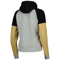 New Orleans Saints Antigua Women's Lightweight Jackpot Raglan Half-Zip Pullover Hoodie | NFL New