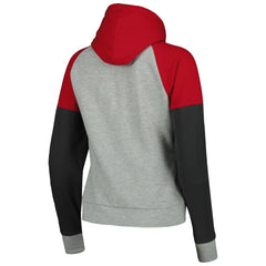 Tampa Bay Buccaneers Antigua Women's Lightweight Jackpot Raglan Half-Zip Pullover Hoodie | NFL US