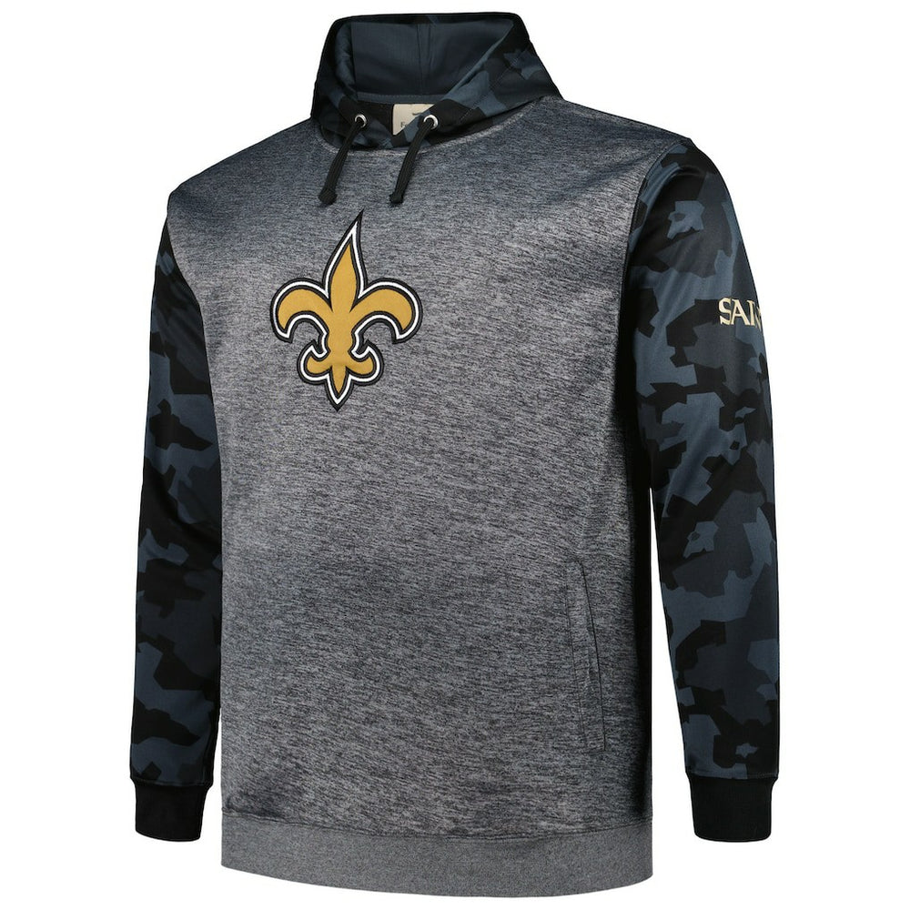 New Orleans Saints Big & Tall Camo Pullover Hoodie | NFL Outlet
