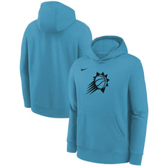 Turquoise Phoenix Suns Youth 2022/23 City Edition Essential Pullover Hoodie | NBA