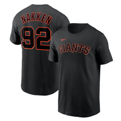 Alyssa Nakken San Francisco Giants Nike Name & Number T-Shirt - MLB T-shirts