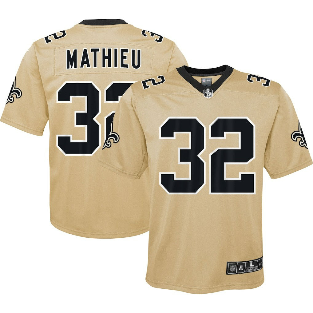 New Orleans Saints Tyrann Mathieu  Youth Inverted Game Jersey | NFL Near me