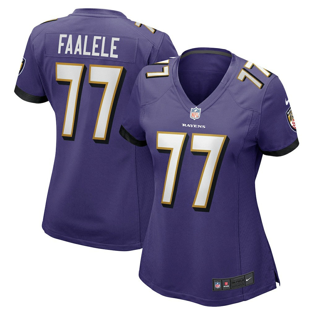 Baltimore Ravens Daniel Faalele  Women's Player Game Jersey | NFL On sale