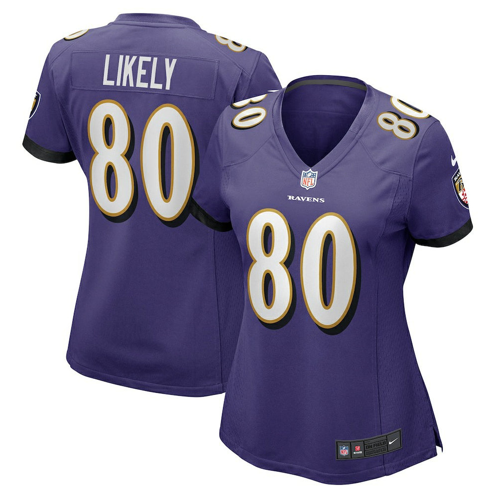Baltimore Ravens Isaiah Likely  Women's Player Game Jersey | NFL On sale