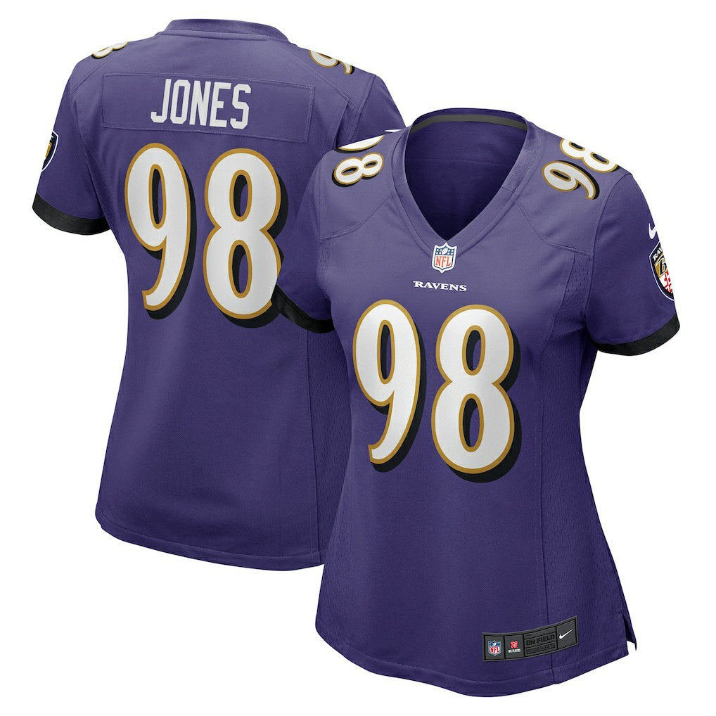 Baltimore Ravens Travis Jones  Women's Player Game Jersey | NFL Hot