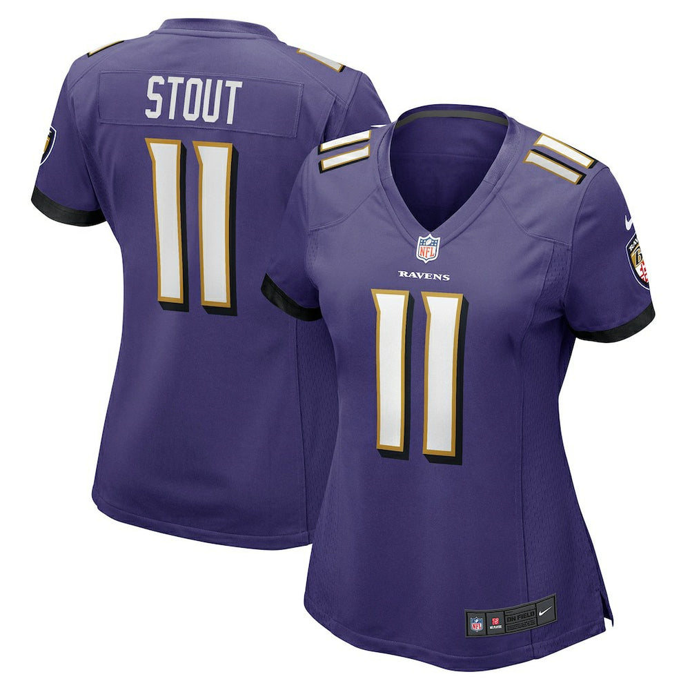 Baltimore Ravens Jordan Stout  Women's Player Game Jersey | NFL US