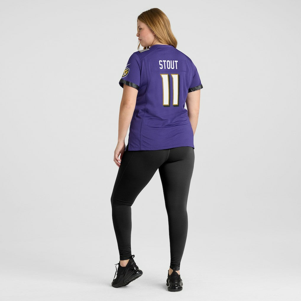 Baltimore Ravens Jordan Stout  Women's Player Game Jersey | NFL US