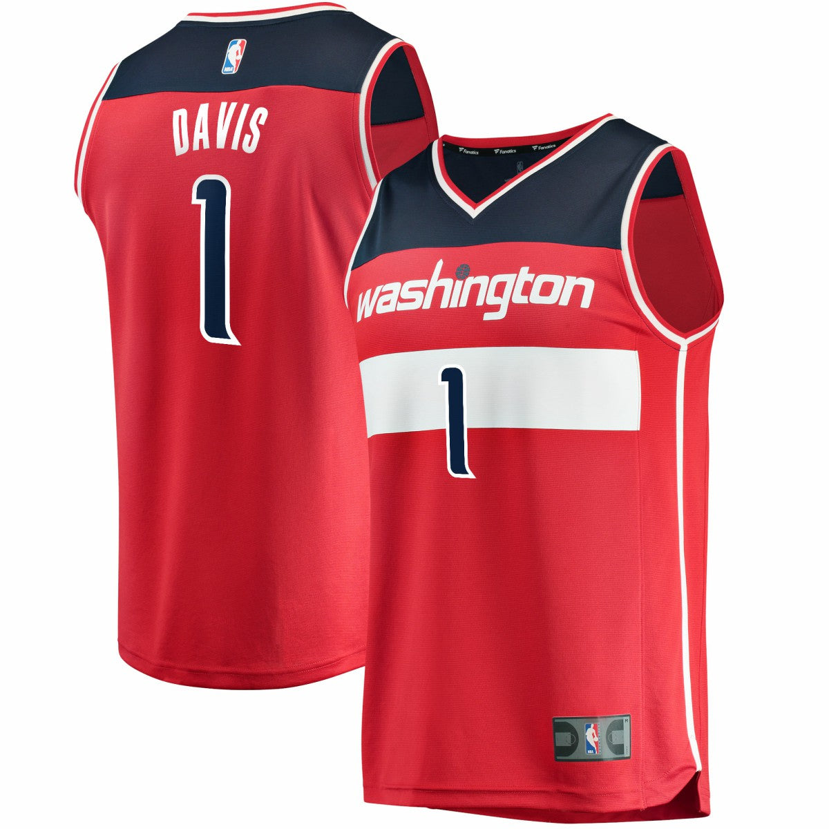 Red Johnny Davis Washington Wizards Youth Fast Break Replica Jersey | NBA