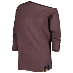 Cleveland Browns KIYA TOMLIN Women's Twisted Tri-Blend Asymmetrical 3/4-Dolman Sleeve Sweatshirt | NFL Online