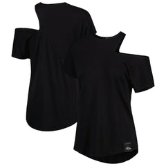 Baltimore Ravens KIYA TOMLIN Women's Cut Out Tri-Blend Shirt | NFL On sale
