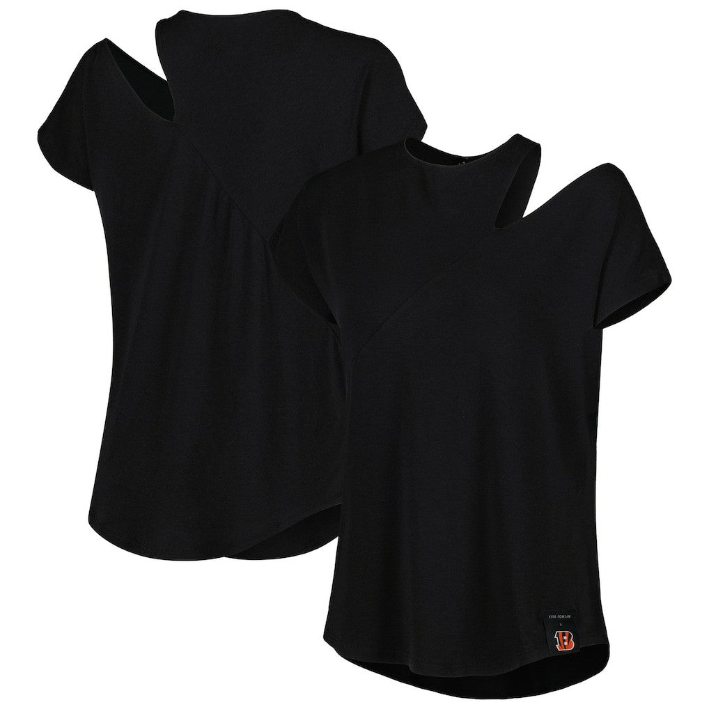 Cincinnati Bengals KIYA TOMLIN Women's Cut Out Tri-Blend Shirt | NFL Near me