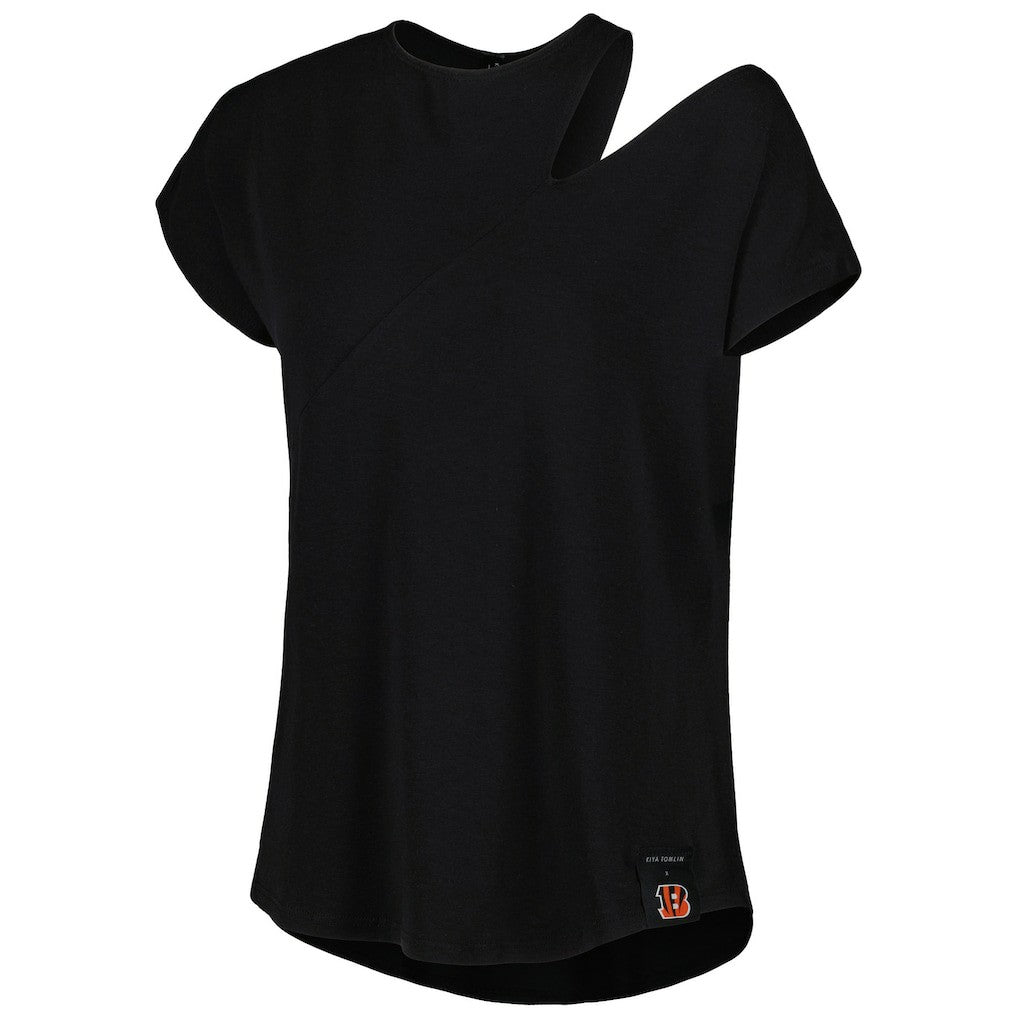 Cincinnati Bengals KIYA TOMLIN Women's Cut Out Tri-Blend Shirt | NFL Near me