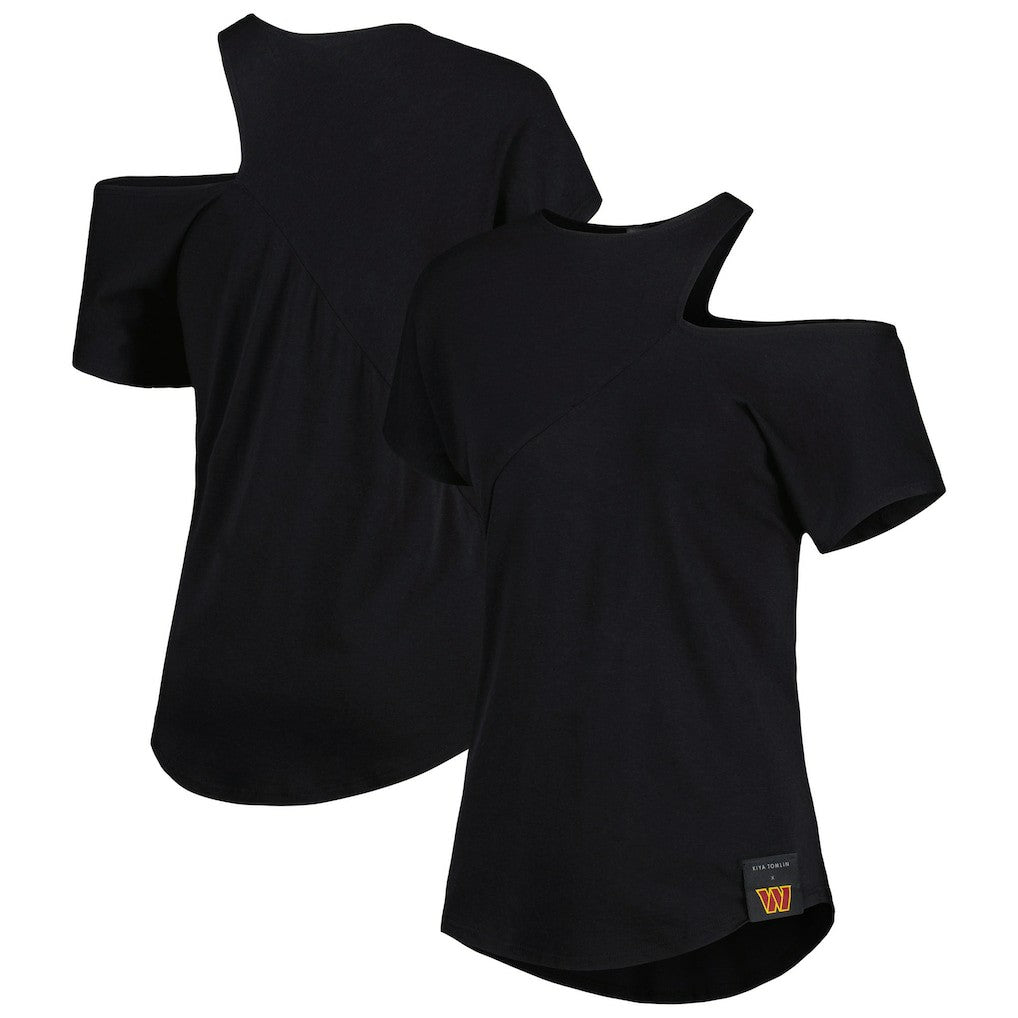 Washington Commanders KIYA TOMLIN Women's Cut Out Tri-Blend Shirt | NFL US