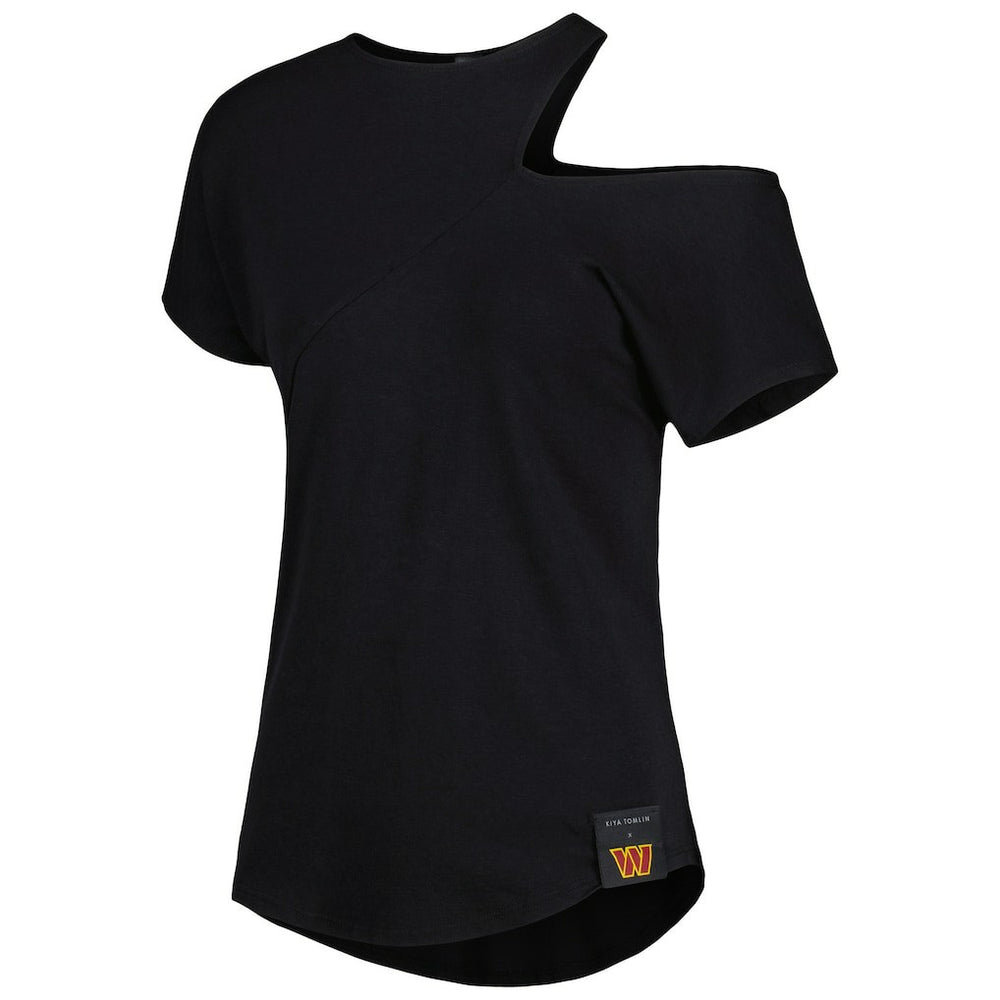 Washington Commanders KIYA TOMLIN Women's Cut Out Tri-Blend Shirt | NFL US